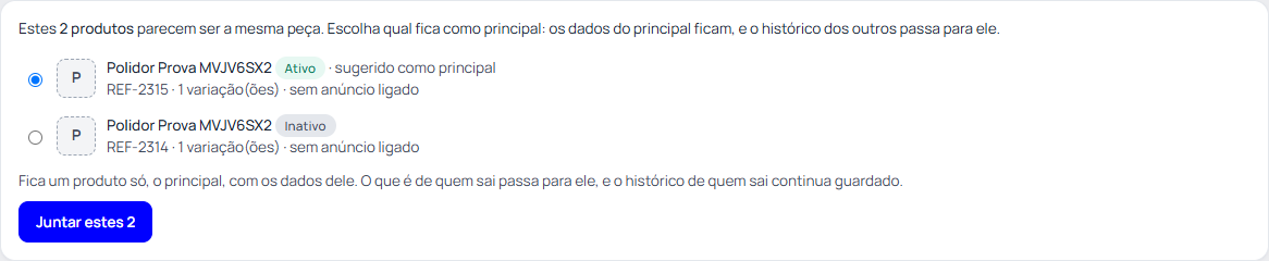 Passo 4: «Juntar repetidos»