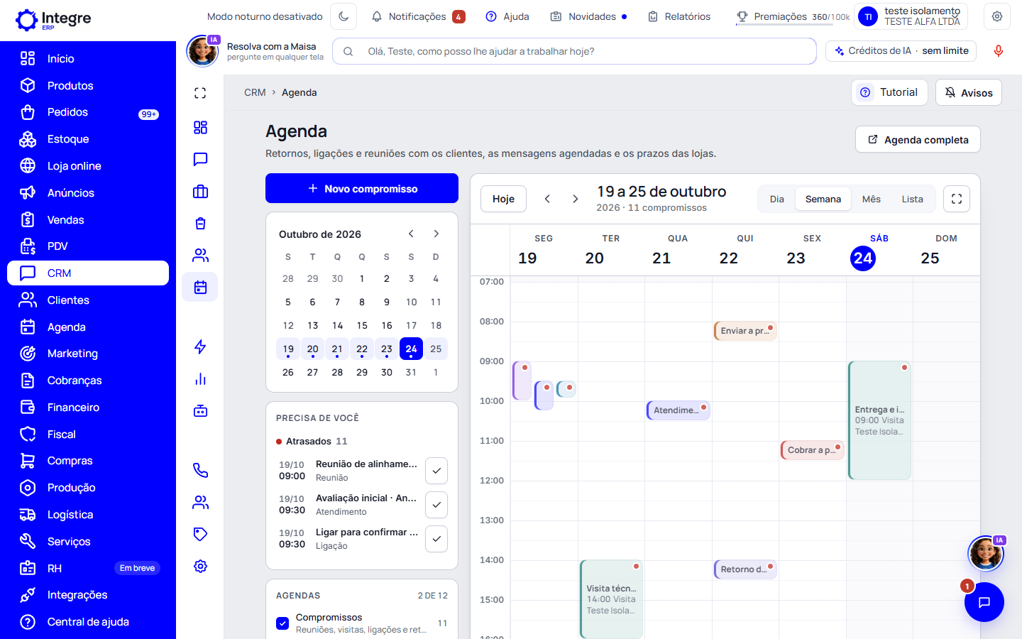 Passo 10: Sem sair do CRM