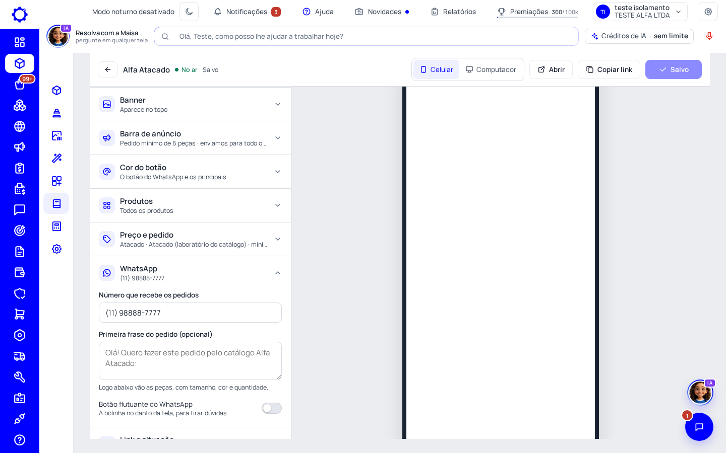Passo 5: O WhatsApp e a aparência
