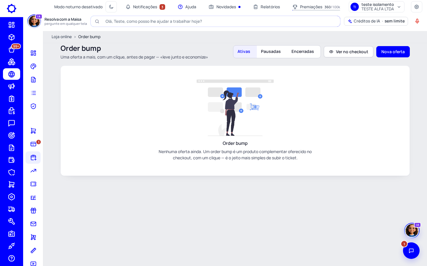 Passo 4: Order bump e upsell