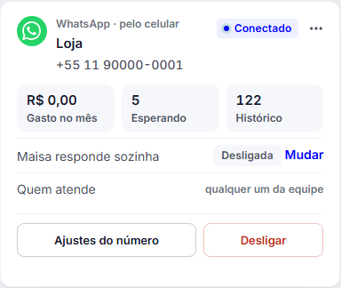 Passo 5: Confira o cartão do número