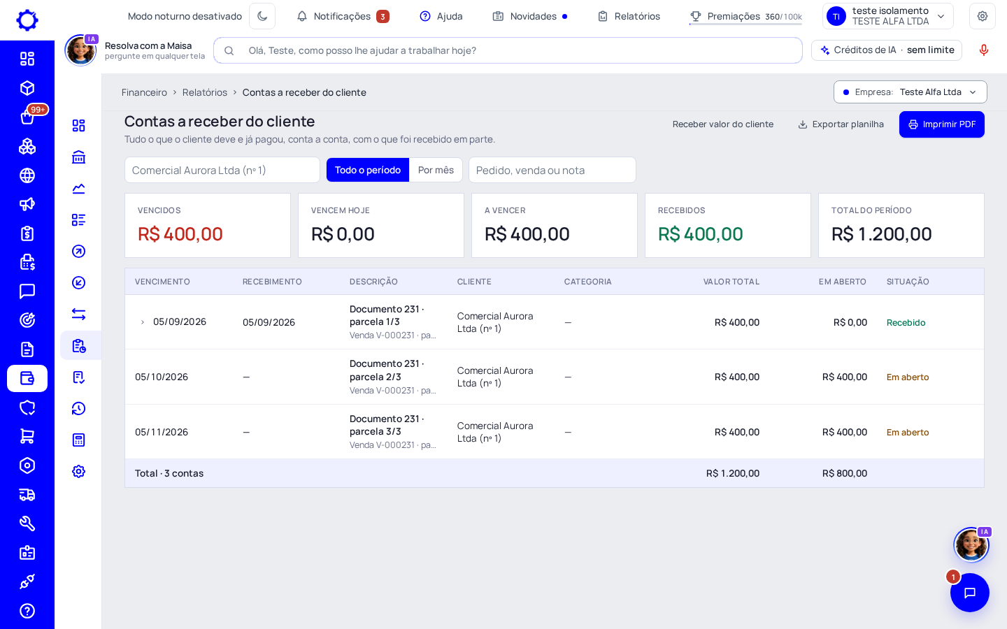 Passo 3: Leia o resumo e as contas
