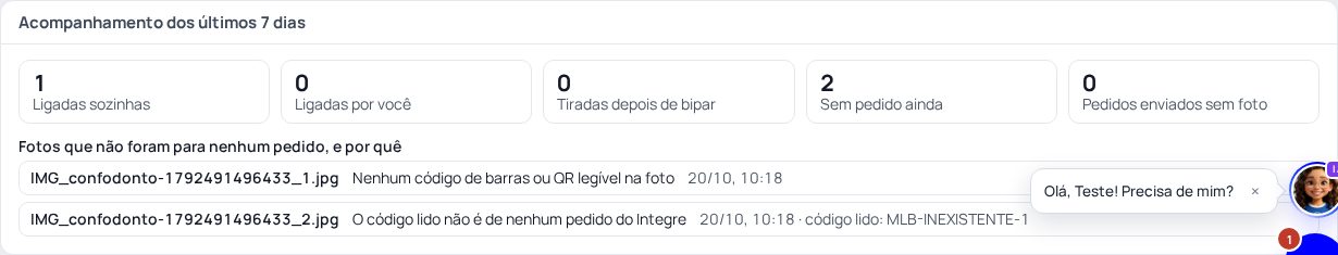 Passo 8: Acompanhe o que aconteceu com cada foto