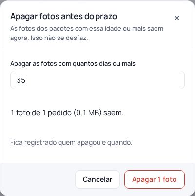 Passo 7: Apague antes do prazo, se quiser