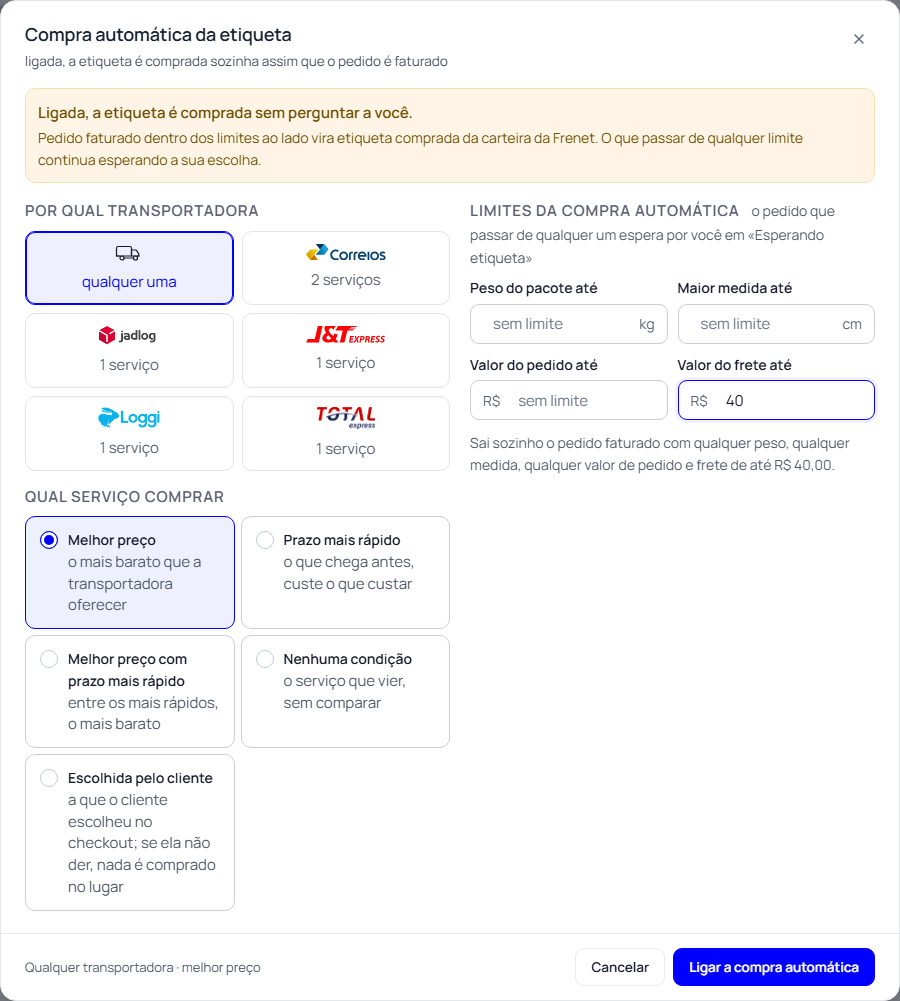 Passo 11: Compra sozinha (opcional)
