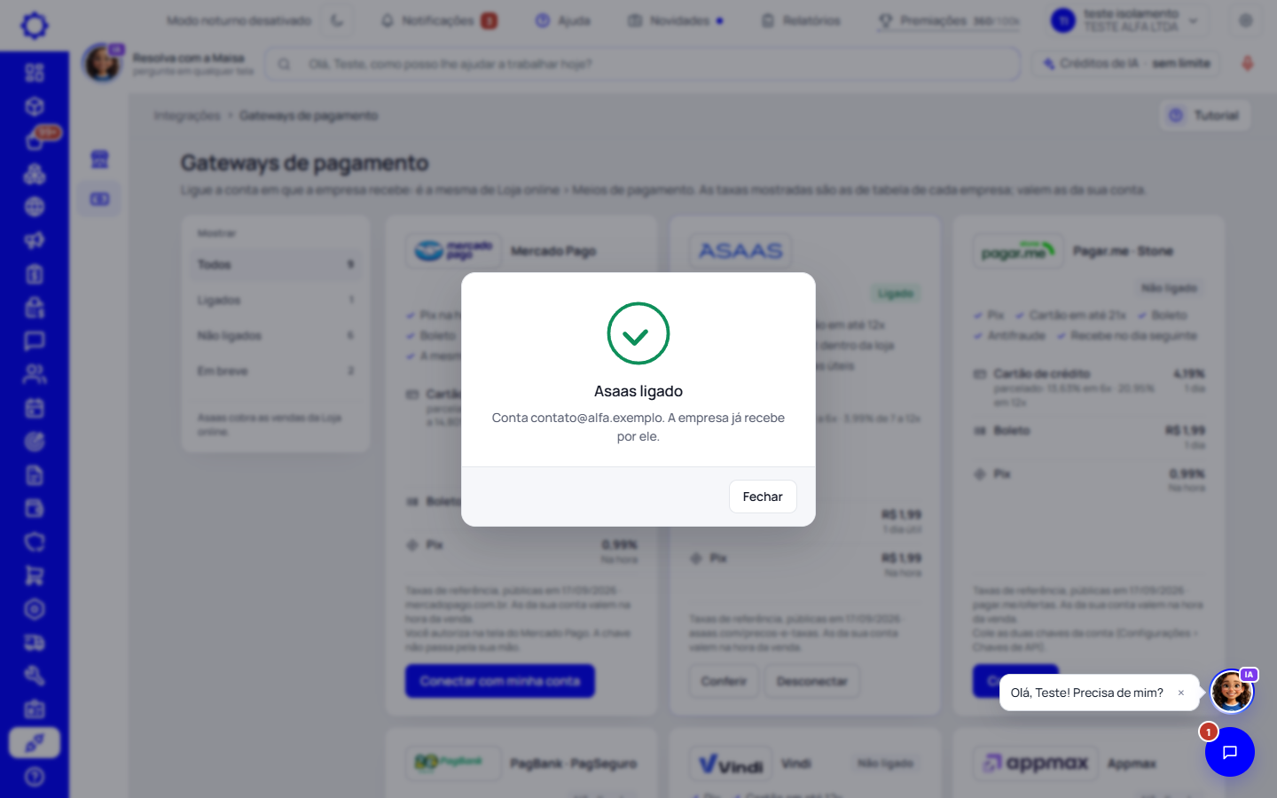 Passo 5: Pronto: o cartão fica «Ligado»