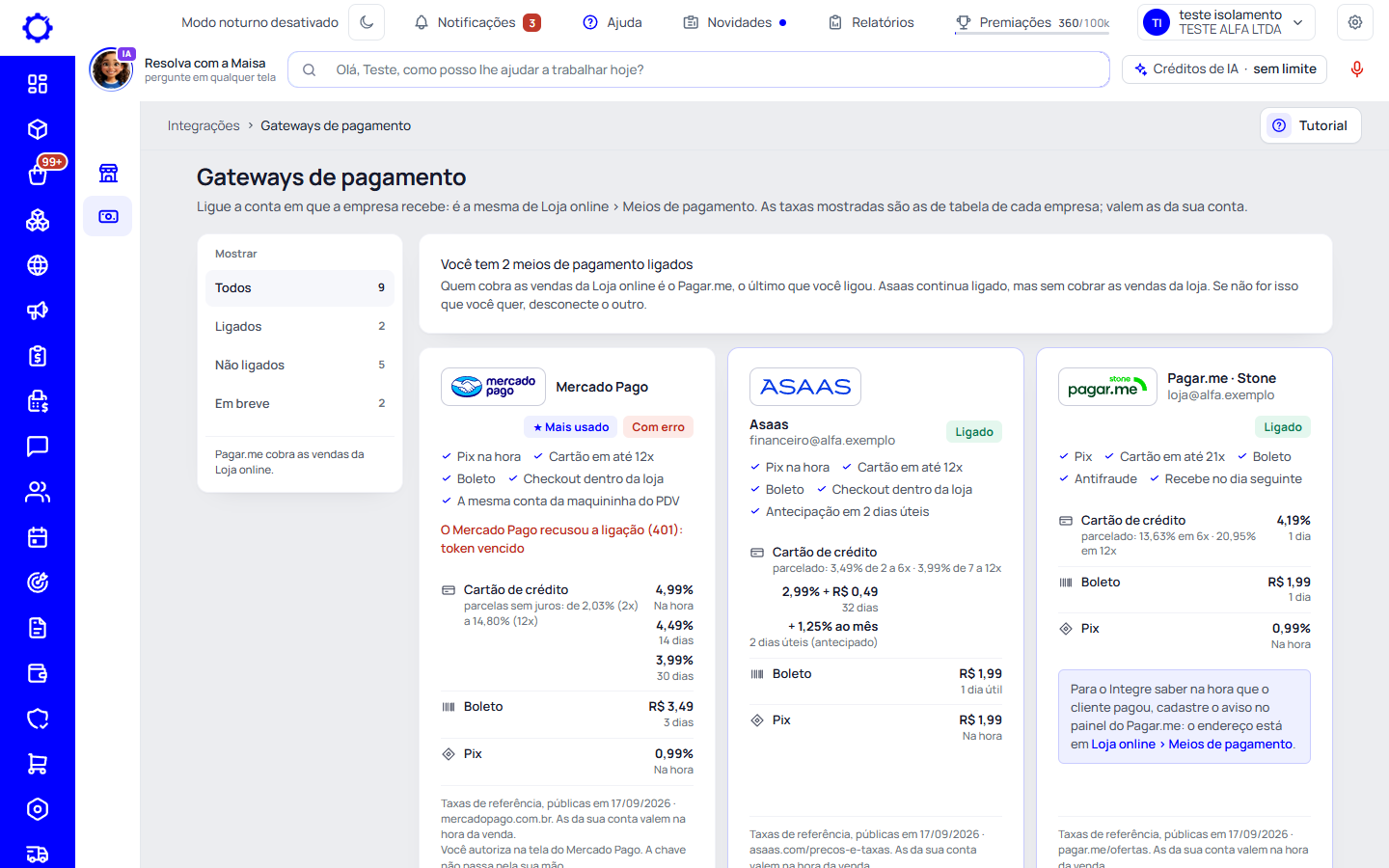 Passo 6: Quem cobra quando há dois ligados