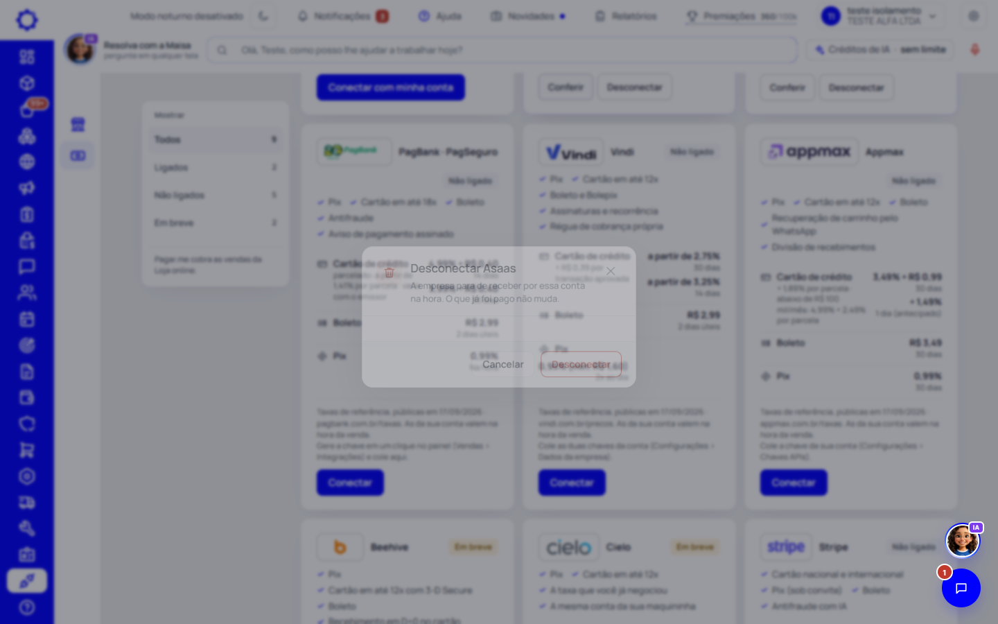 Passo 8: Conferir e desconectar
