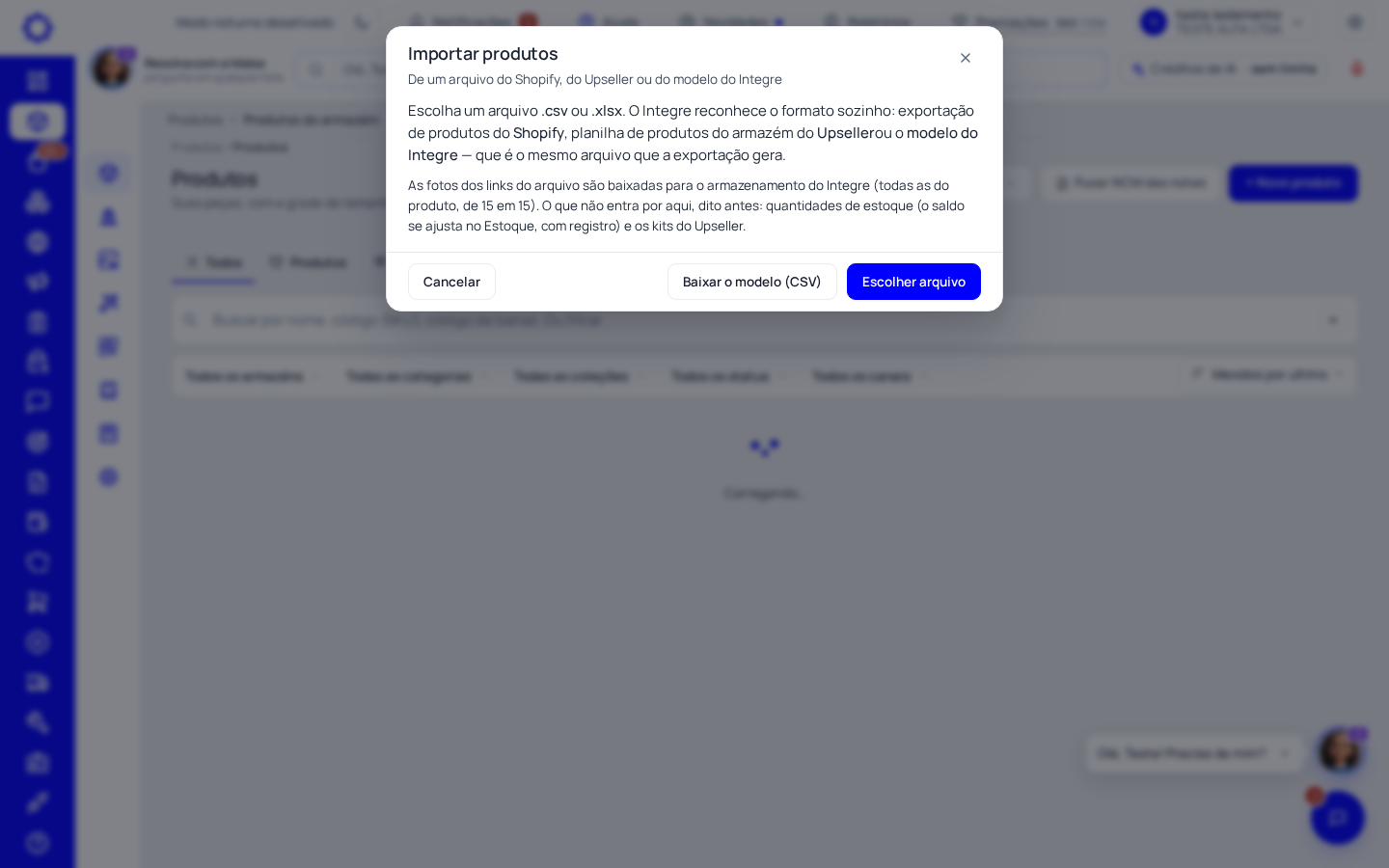 Passo 2: Escolha o arquivo