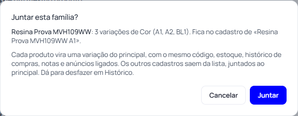Passo 3: Ajuste o que precisar e junte