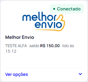 Passo 3: Volte conectado e confira o saldo