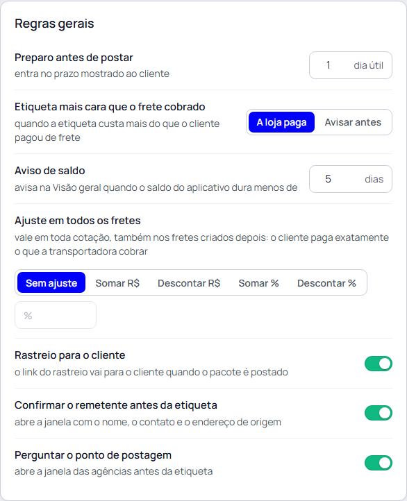 Passo 7: Confira o remetente e o aviso de saldo