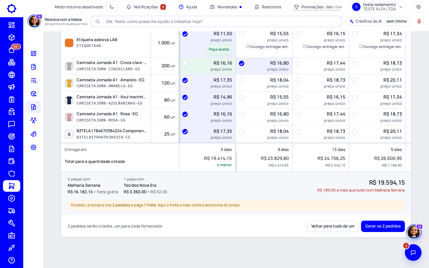 Passo 11: Confira o placar antes de dividir