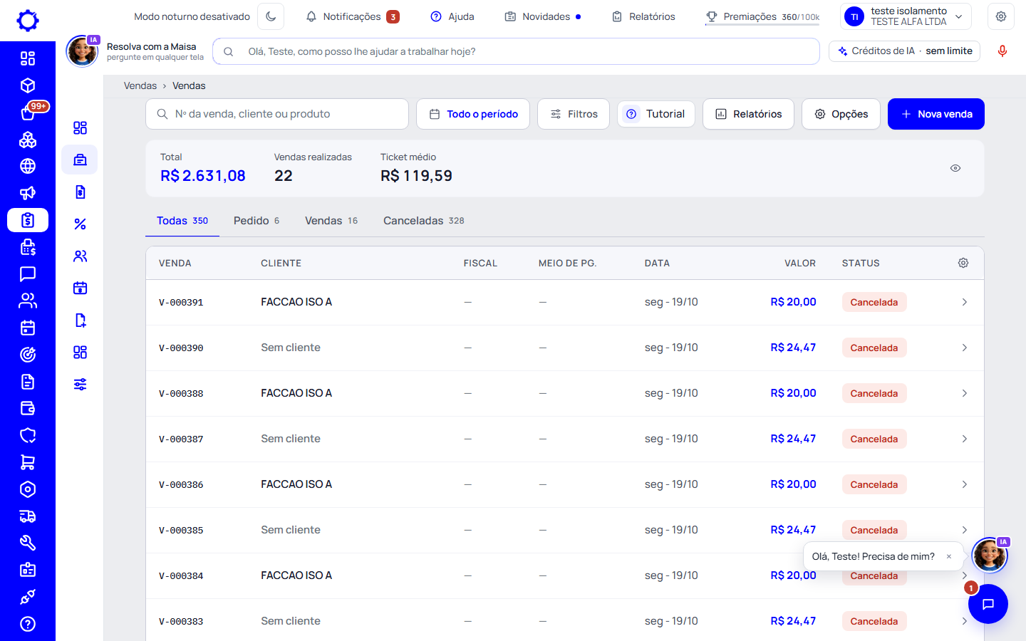 Passo 1: Comece pela lista