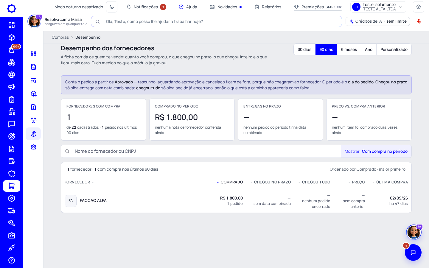 Passo 6: Meça o desempenho