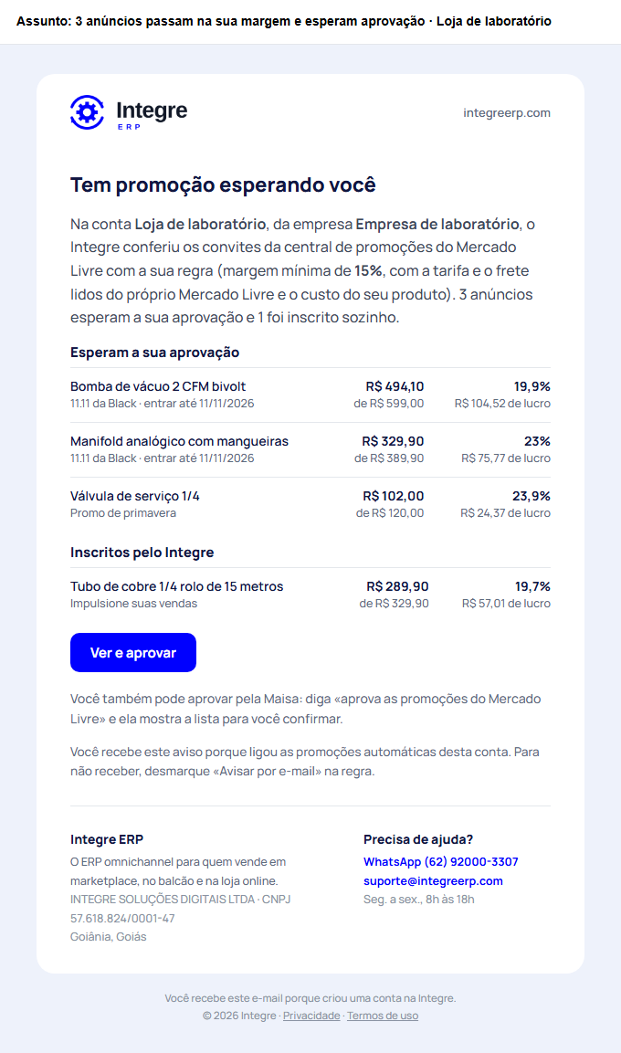 Passo 15: Pelo e-mail