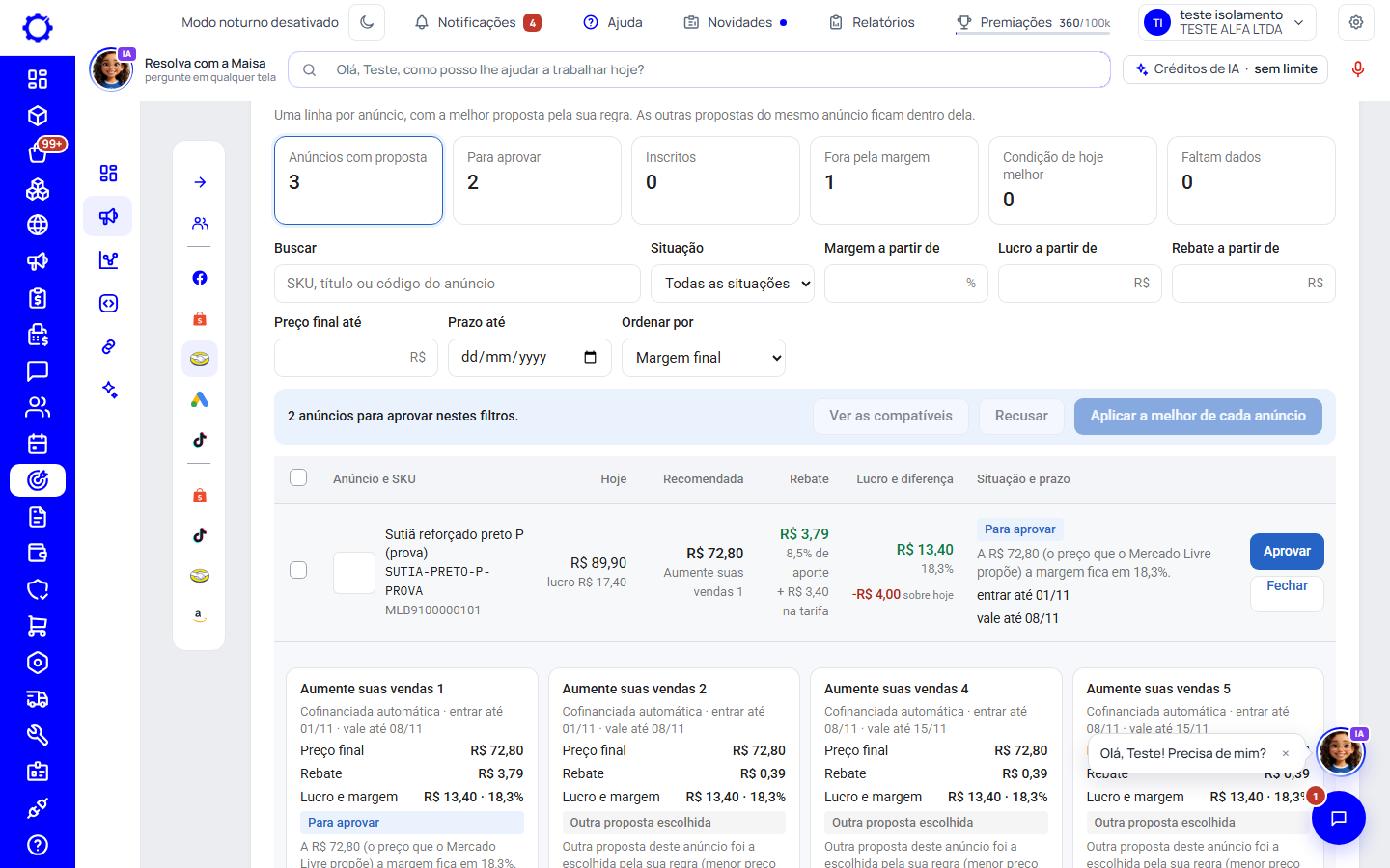 Passo 11: Veja a melhor proposta de cada anúncio