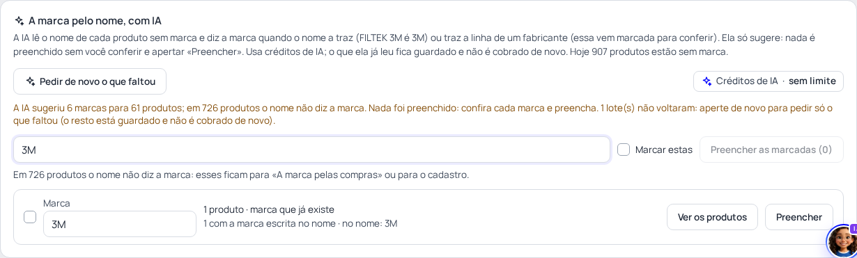 Passo 4: Peça as marcas