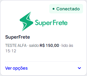 Passo 4: Confira a conta e o saldo