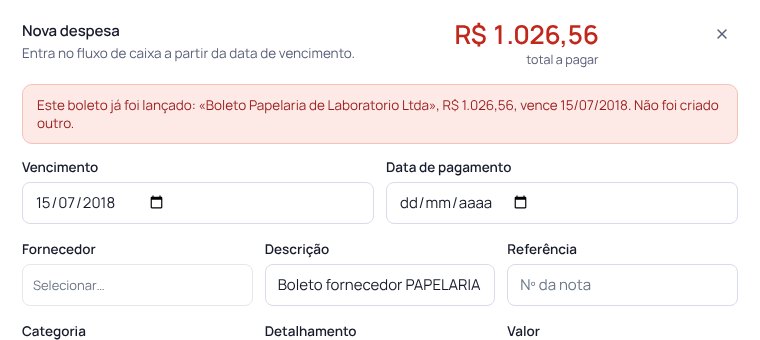 Passo 6: A linha fica guardada na conta