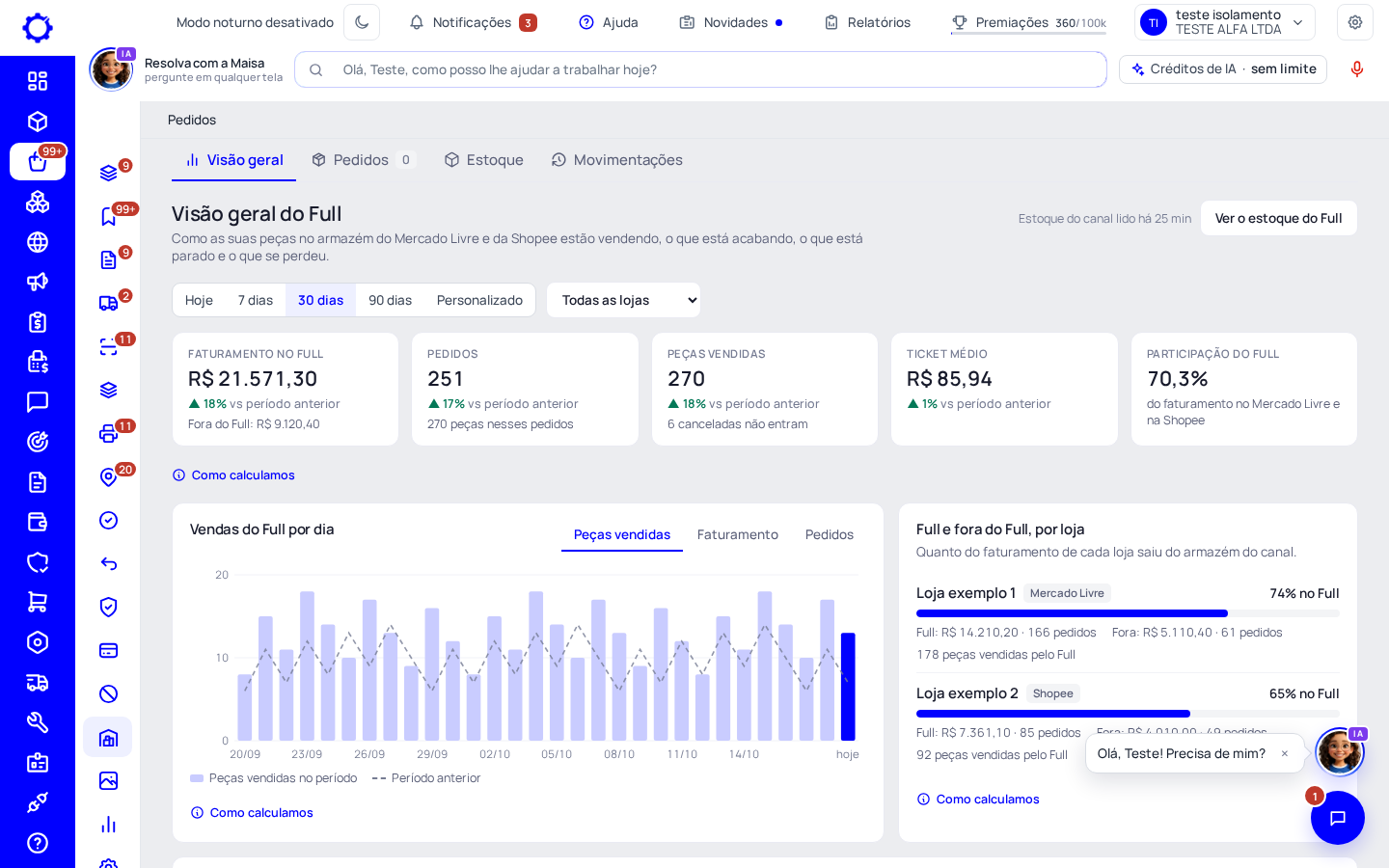Passo 1: Abra a Visão geral do Full